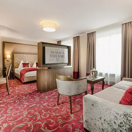 מלון Norica - Thermenhotels Gastein Mit Dem Bademantel Direkt In Therme באד הופגסטין